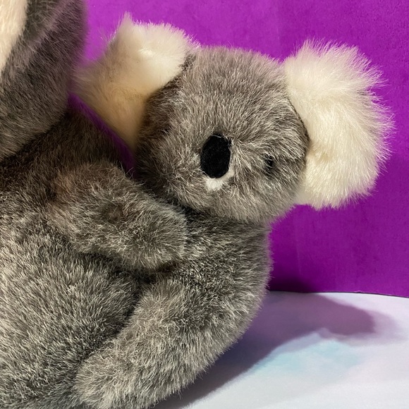 KOALA BEAR FAMILY VINTAGE 80s CHRISMA PLAYFUL PLUSH w/TAGS MOM & BABY KOALA BEAR - Picture 2 of 15